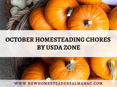 October Homesteading Chores By USDA Zone
